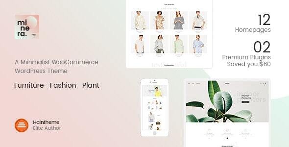 Minera – Minimalist WooCommerce WordPress Theme